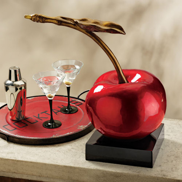 Cherry Modern Art Sculpture for Barware or Cocktail Display